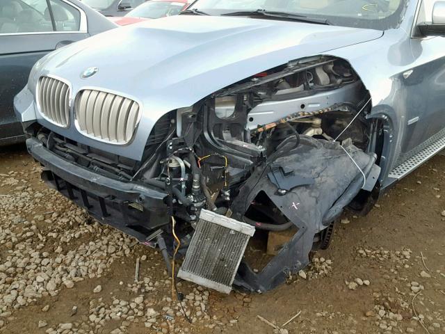 5UXFH0C53ALC66155 - 2010 BMW X6 HYBRID BLUE photo 9