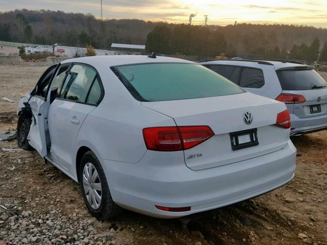 3VW2K7AJ7FM321362 - 2015 VOLKSWAGEN JETTA BASE 白色 照片 3
