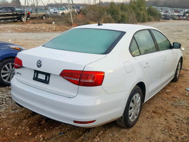 3VW2K7AJ7FM321362 - 2015 VOLKSWAGEN JETTA BASE 白色 照片 4