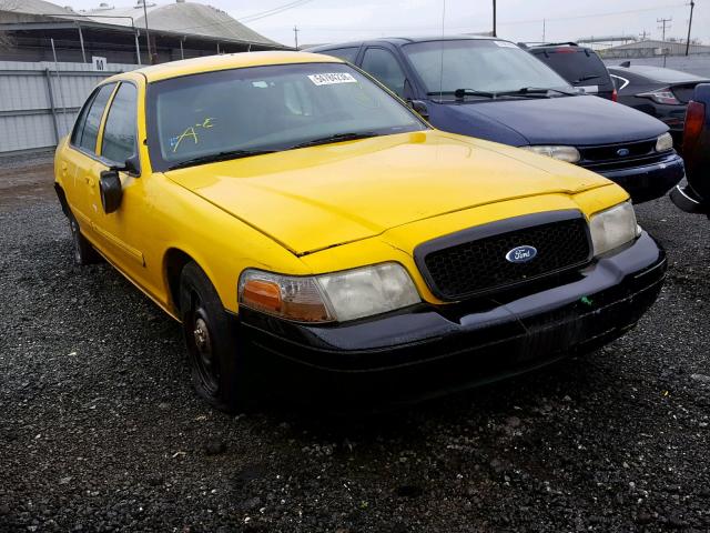 2FABP7BV0BX109753 - 2011 FORD CROWN VICT YELLOW photo 1