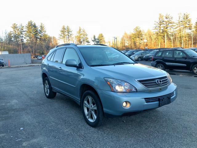 JTJHW31U182065358 - 2008 LEXUS RX 400H BLUE photo 2