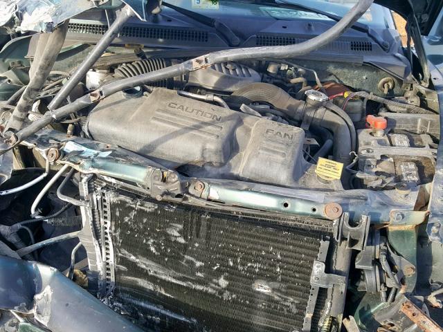 1B7GG26X3YS518291 - 2000 DODGE DAKOTA GREEN photo 7