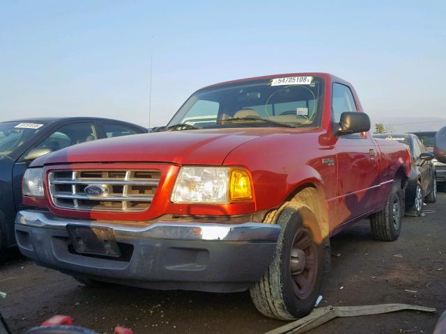 1FTYR10U61TA42979 - 2001 FORD RANGER SILVER photo 2