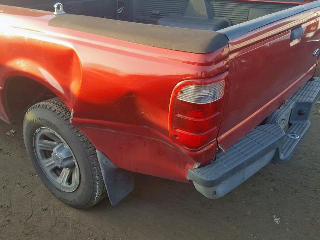 1FTYR10U61TA42979 - 2001 FORD RANGER SILVER photo 9