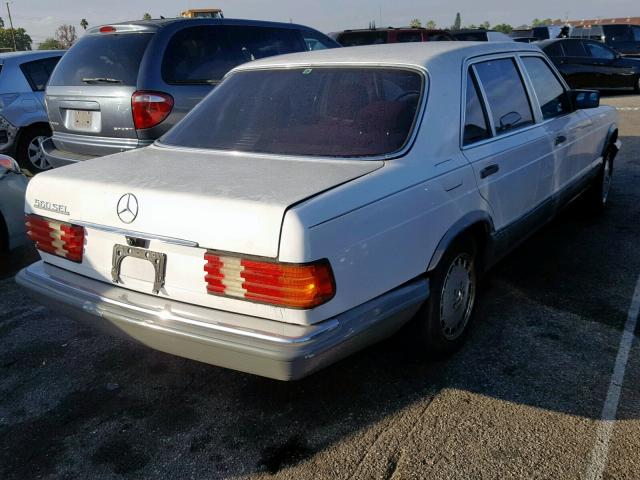 WDBCA39D8GA262904 - 1986 MERCEDES-BENZ 560 SEL WHITE photo 4