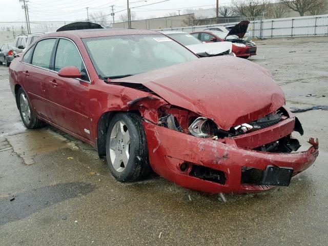 2G1WD58CX79240742 - 2007 CHEVROLET IMPALA SUP RED photo 1