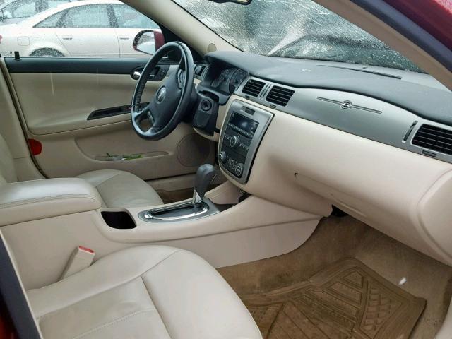 2G1WD58CX79240742 - 2007 CHEVROLET IMPALA SUP წითელი ფოტო 5