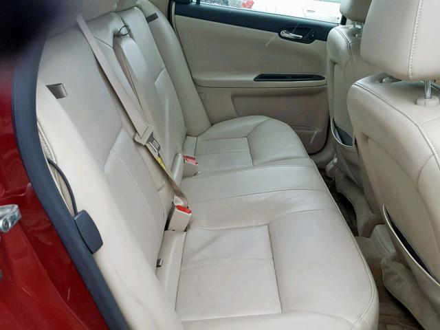 2G1WD58CX79240742 - 2007 CHEVROLET IMPALA SUP წითელი ფოტო 6