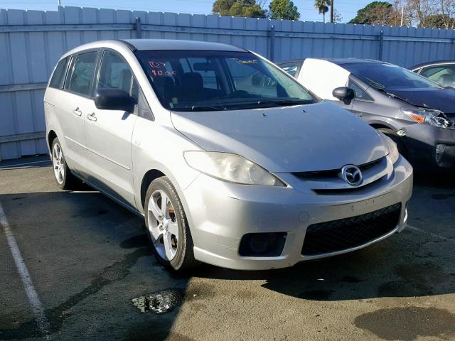 JM1CR29L760115795 - 2006 MAZDA 5 SILVER photo 1