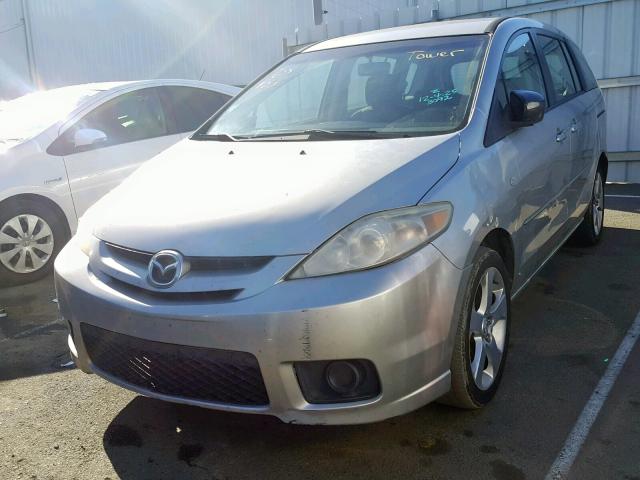 JM1CR29L760115795 - 2006 MAZDA 5 SILVER photo 2