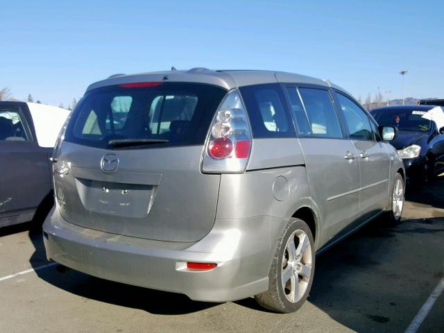 JM1CR29L760115795 - 2006 MAZDA 5 SILVER photo 4