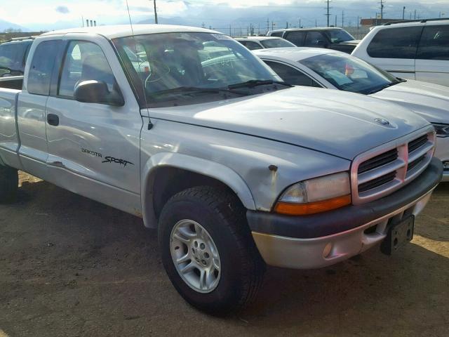 1B7GG22X01S288527 - 2001 DODGE DAKOTA SILVER photo 9