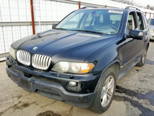 5UXFB53544LV00268 - 2004 BMW X5 4.4I BLACK photo 2