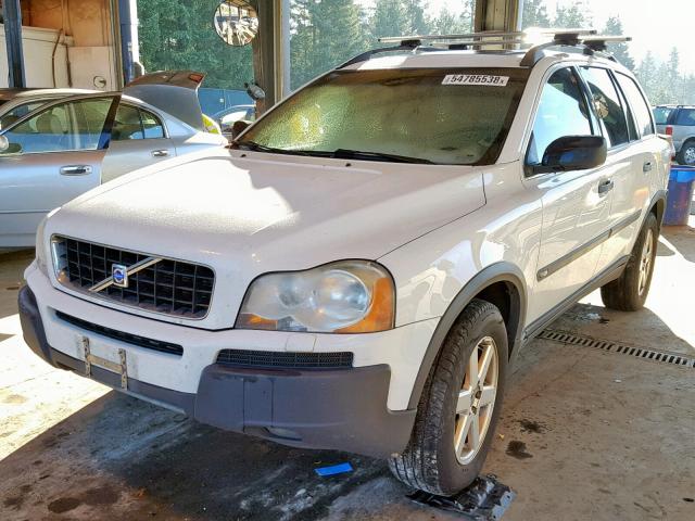 YV1CZ592451150175 - 2005 VOLVO XC90 WHITE photo 2