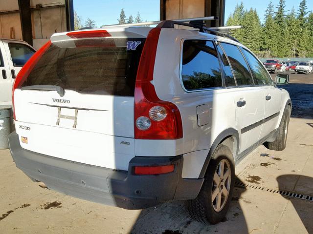 YV1CZ592451150175 - 2005 VOLVO XC90 WHITE photo 4