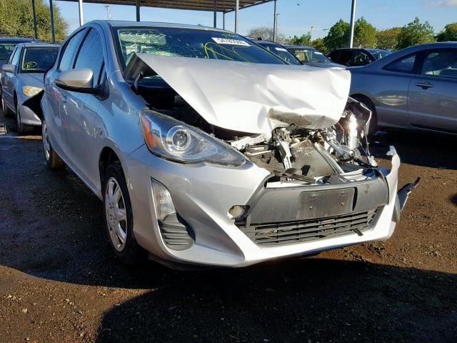 JTDKDTB35G1125814 - 2016 TOYOTA PRIUS C SILVER photo 1