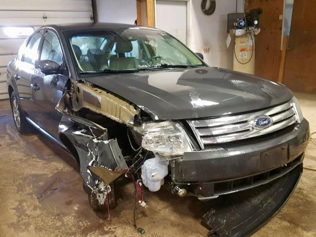 1FAHP24W58G118787 - 2008 FORD TAURUS SEL GRAY photo 1