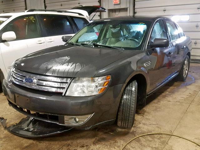 1FAHP24W58G118787 - 2008 FORD TAURUS SEL GRAY photo 2