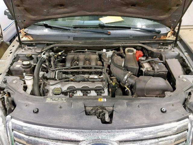 1FAHP24W58G118787 - 2008 FORD TAURUS SEL GRAY photo 7