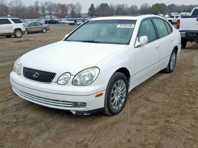 JT8BD69S340192961 - 2004 LEXUS GS 300 WHITE photo 2