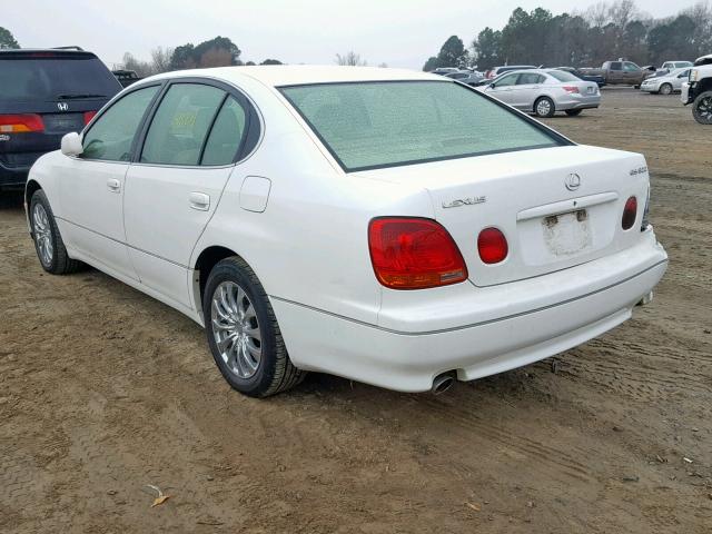 JT8BD69S340192961 - 2004 LEXUS GS 300 WHITE photo 3