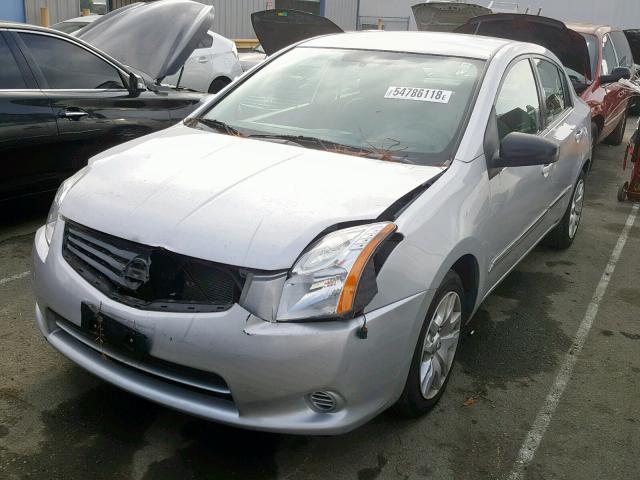 3N1AB6AP4AL632441 - 2010 NISSAN SENTRA 2.0 SILVER photo 2