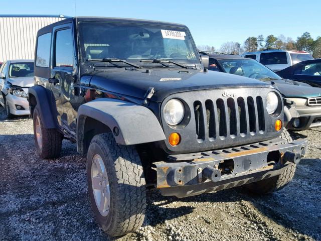 1J4FA24127L231667 - 2007 JEEP WRANGLER X BLACK photo 1