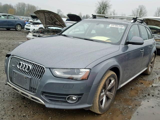 WA1UFAFL8EA088881 - 2014 AUDI A4 ALLROAD GRAY photo 2