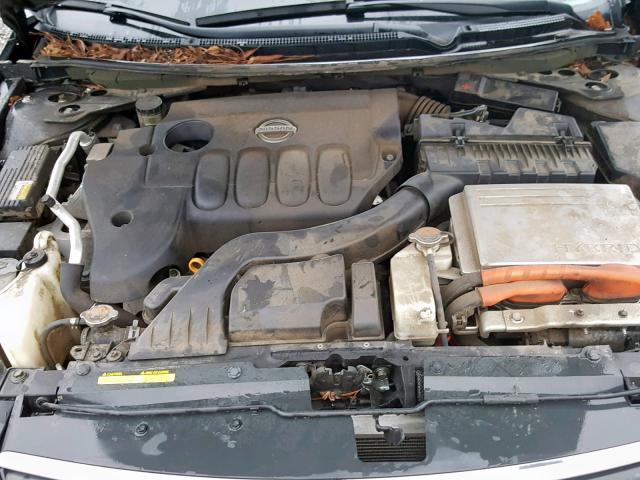 1N4CL21E28C120439 - 2008 NISSAN ALTIMA HYB BLACK photo 7