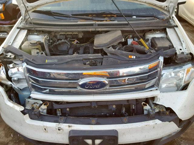 2FMDK48C28BA64595 - 2008 FORD EDGE SEL WHITE photo 7