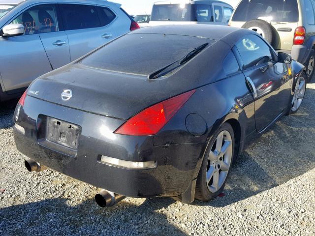 JN1AZ34E55M651922 - 2005 NISSAN 350Z COUPE BLACK photo 4