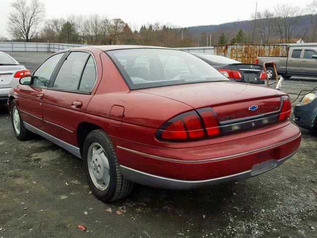 2G1WN52M9S1133672 - 1995 CHEVROLET LUMINA LS MAROON photo 3