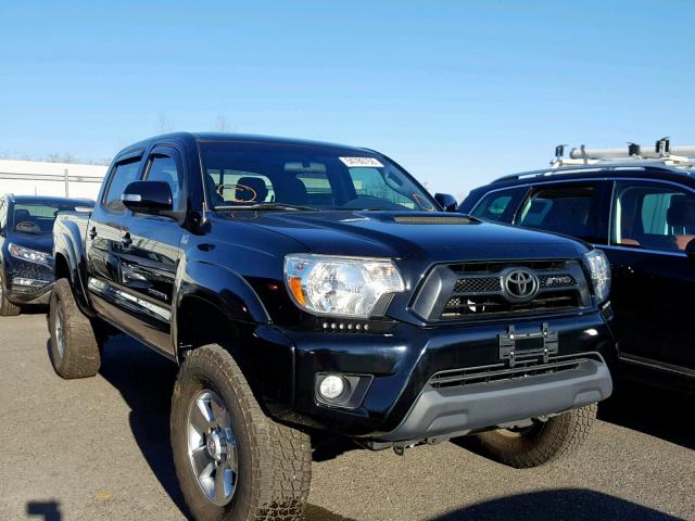 3TMJU4GN7EM173679 - 2014 TOYOTA TACOMA DOU BLACK photo 1