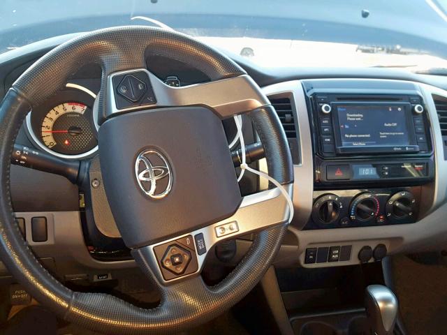 3TMJU4GN7EM173679 - 2014 TOYOTA TACOMA DOU BLACK photo 9