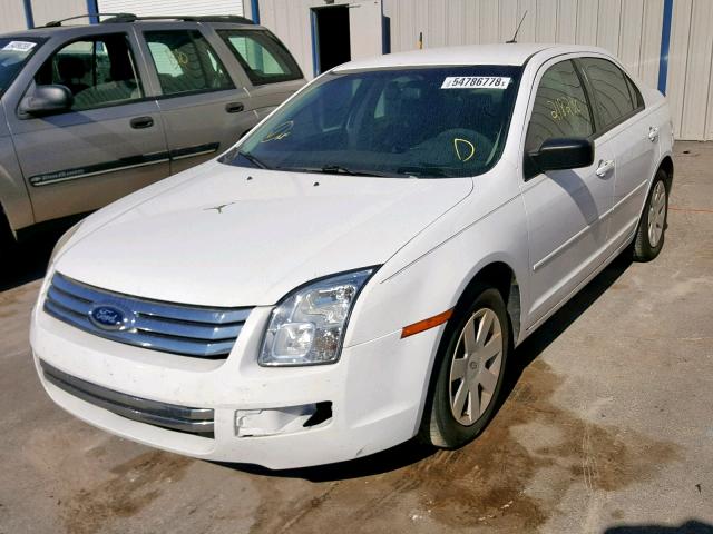 3FAHP06Z07R193111 - 2007 FORD FUSION S WHITE photo 2