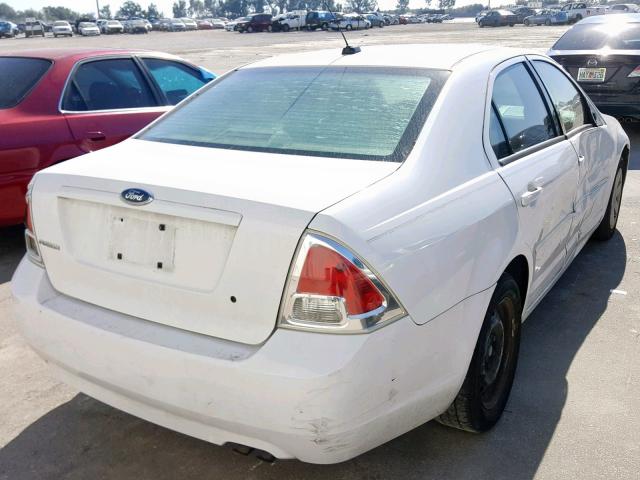 3FAHP06Z07R193111 - 2007 FORD FUSION S WHITE photo 4