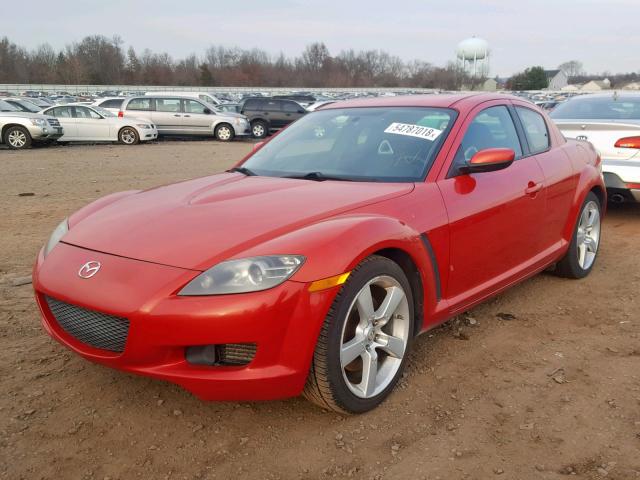 JM1FE173170211722 - 2007 MAZDA RX8 RED photo 2