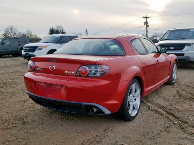 JM1FE173170211722 - 2007 MAZDA RX8 RED photo 4