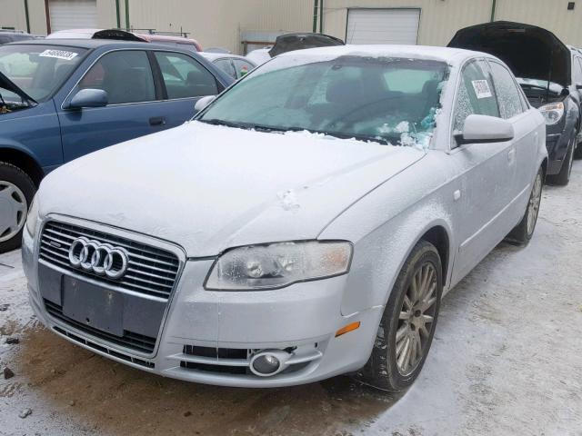 WAUDF78E86A213304 - 2006 AUDI A4 2.0T QU SILVER photo 2