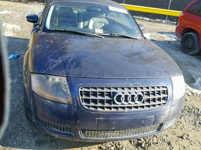 TRUSC28N431005265 - 2003 AUDI TT BLUE photo 9