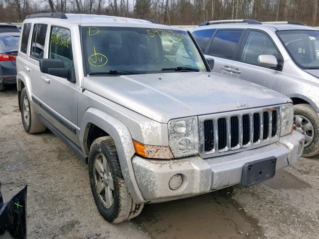 1J8HG48K88C166734 - 2008 JEEP COMMANDER GRAY photo 1