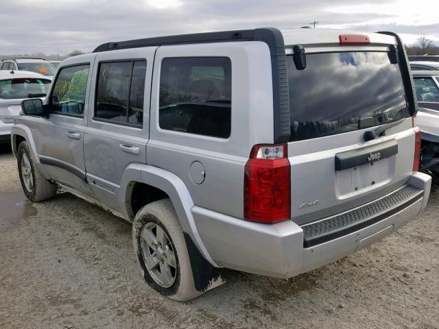 1J8HG48K88C166734 - 2008 JEEP COMMANDER GRAY photo 3