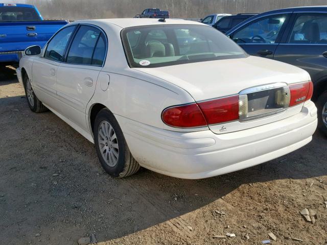 1G4HP52K45U161781 - 2005 BUICK LESABRE CU WHITE photo 3