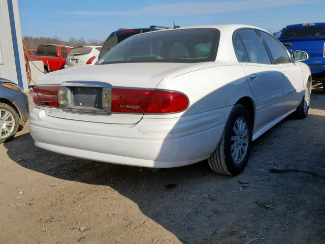 1G4HP52K45U161781 - 2005 BUICK LESABRE CU WHITE photo 4