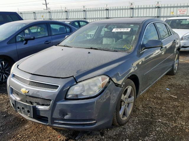 1G1ZH57B98F119011 - 2008 CHEVROLET MALIBU 1LT ნაცრისფერი ფოტო 2