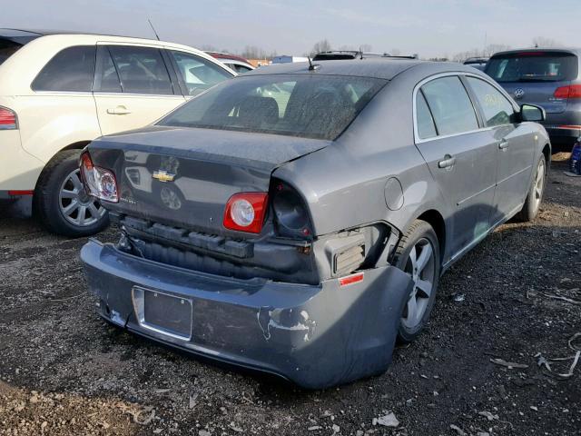 1G1ZH57B98F119011 - 2008 CHEVROLET MALIBU 1LT ნაცრისფერი ფოტო 4