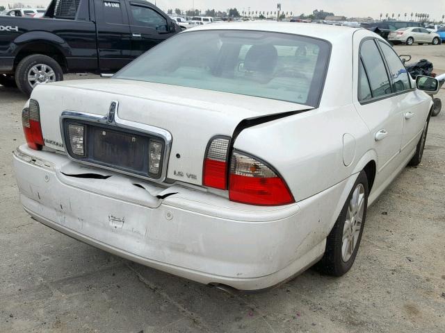 1LNHM87A73Y696233 - 2003 LINCOLN LS WHITE photo 4