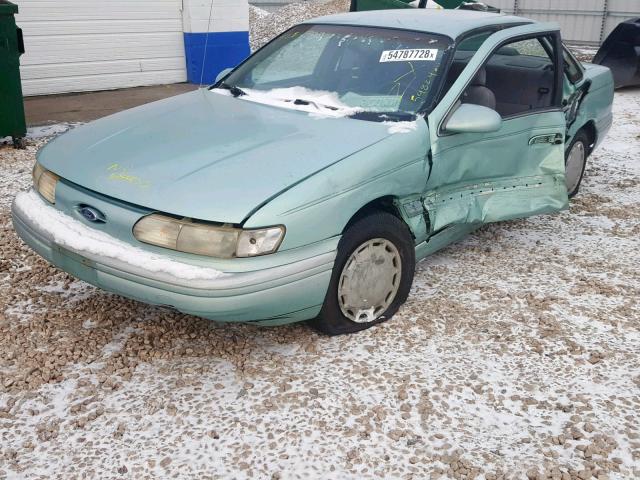 1FALP52U9RA228100 - 1994 FORD TAURUS GL GREEN photo 2