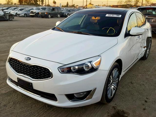 KNALN4D70G5218818 - 2016 KIA CADENZA LU WHITE photo 2