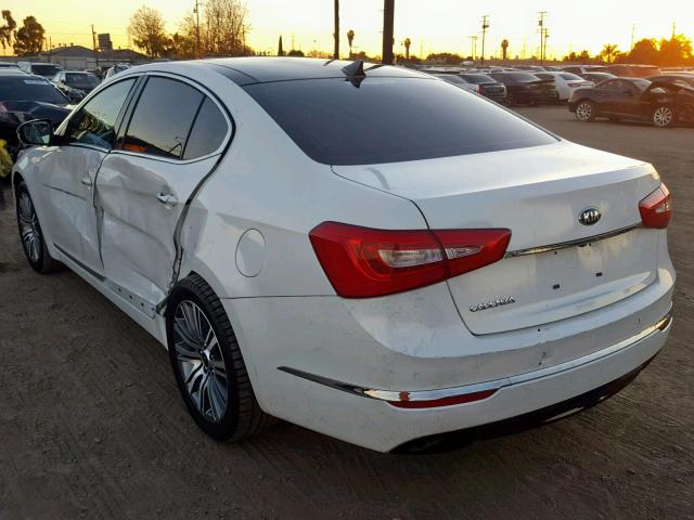 KNALN4D70G5218818 - 2016 KIA CADENZA LU WHITE photo 3